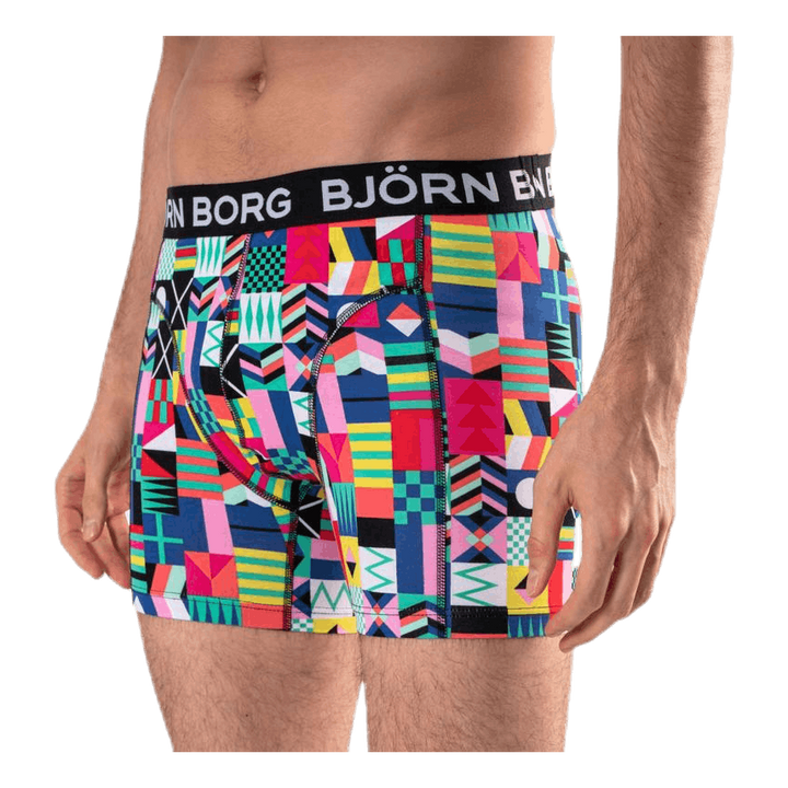 Sammy Geo Flag Shorts 3-pack Green/Black
