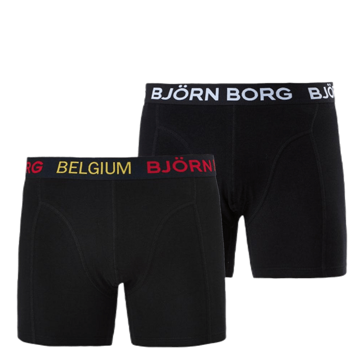Shorts Sammy Belgium 2-pack Black