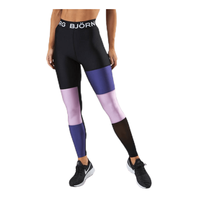 Cendall Blocked Tights Blue