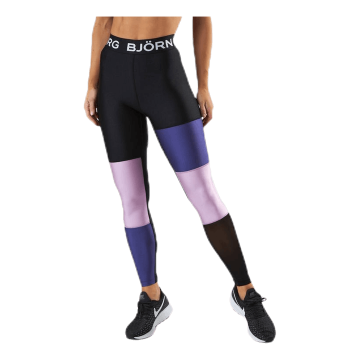 Cendall Blocked Tights Blue