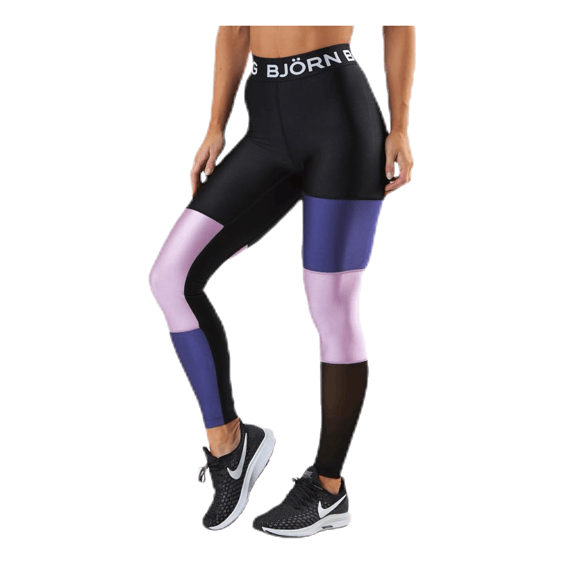 Cendall Blocked Tights Blue