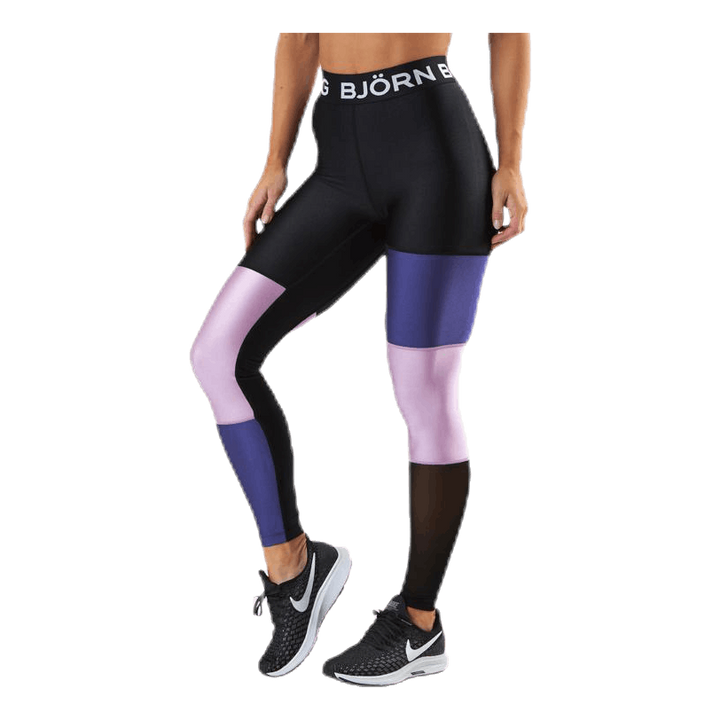 Cendall Blocked Tights Blue