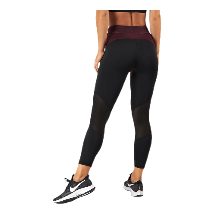 Chia Blocked Tights Red