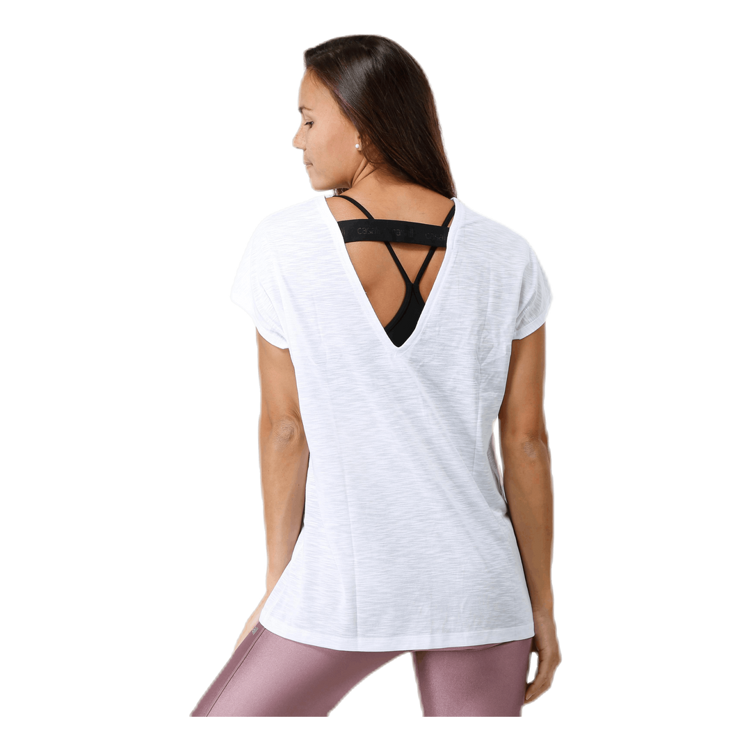 Raw Elastic Tee White