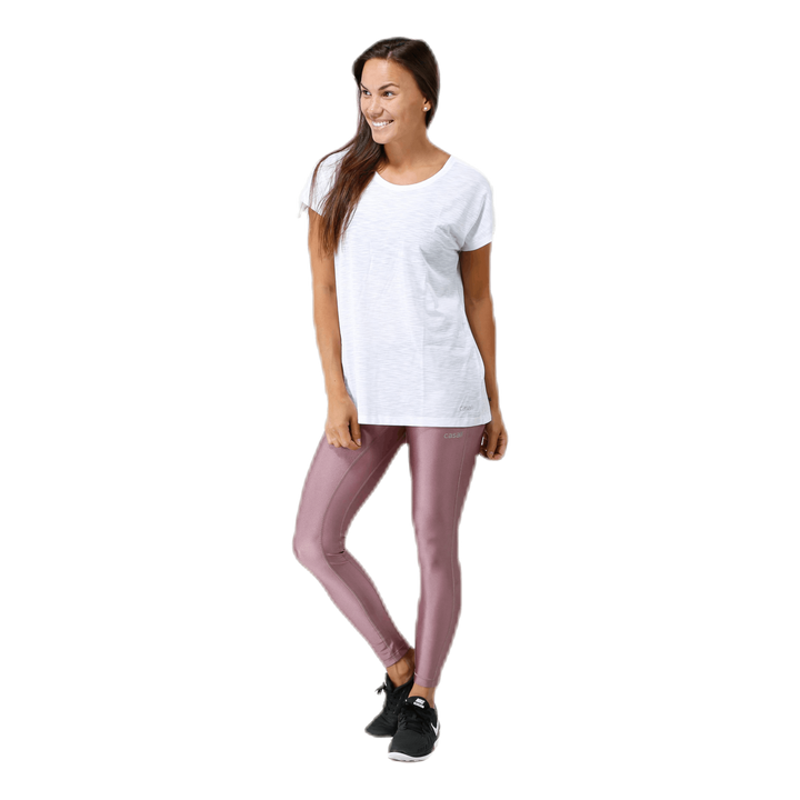 Raw Elastic Tee White