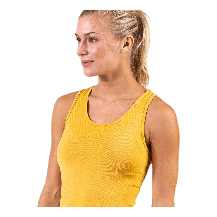 Seamless Chevron Racerback Yellow