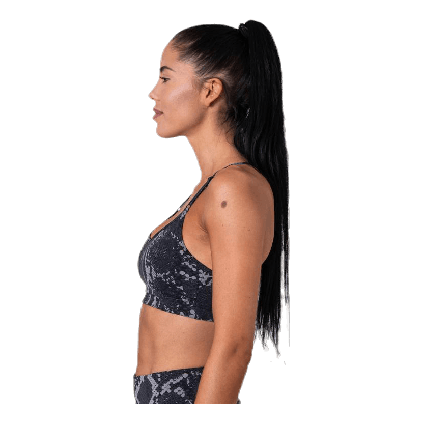 Strappy Sports Bra Grey