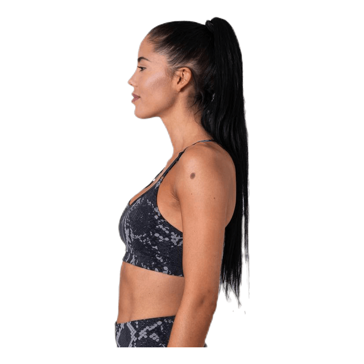 Strappy Sports Bra Grey