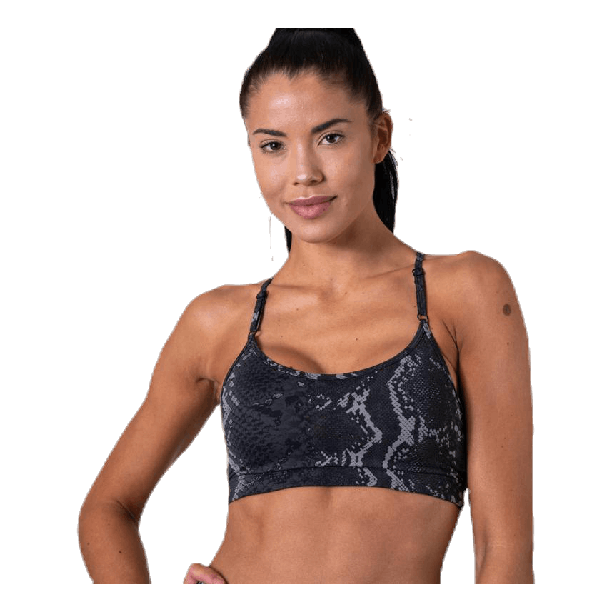 Strappy Sports Bra Grey