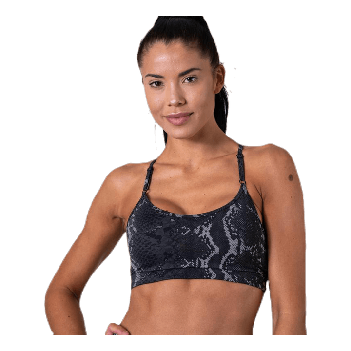 Strappy Sports Bra Grey