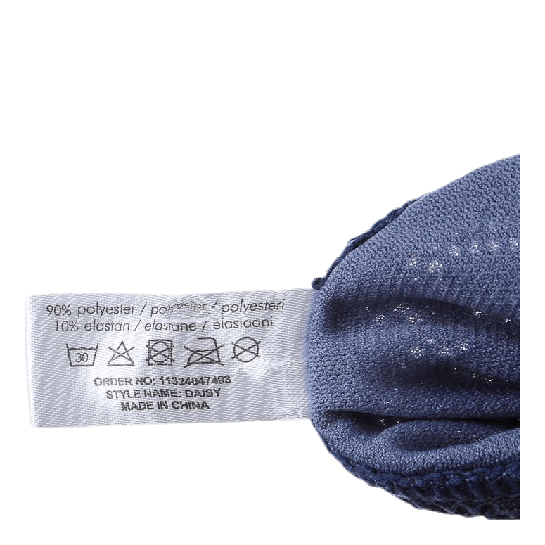 Daisy Crochet Tie Tanga Blue