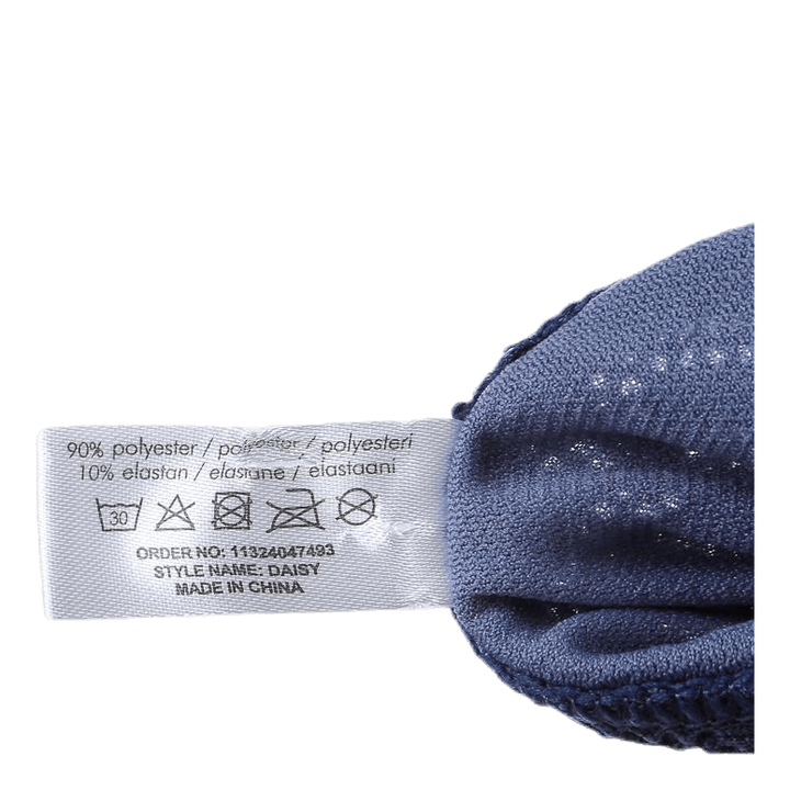 Daisy Crochet Tie Tanga Blue