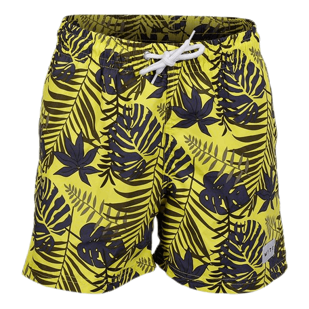 Junior Aiden Swim Trunks Green/Yellow