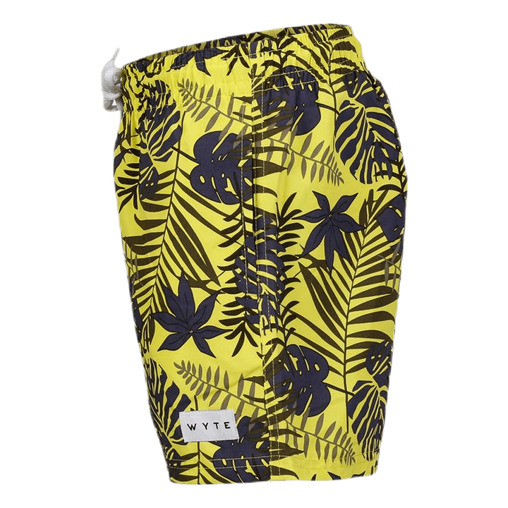 Junior Aiden Swim Trunks Green/Yellow