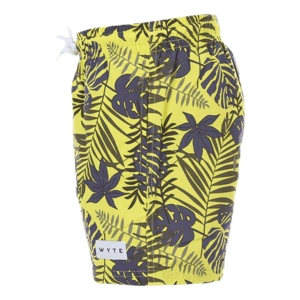 Junior Aiden Swim Trunks Green/Yellow