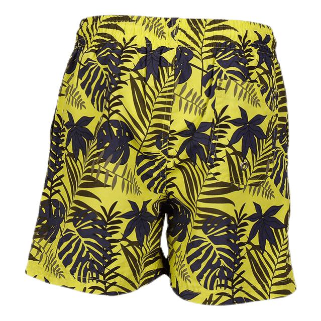 Junior Aiden Swim Trunks Green/Yellow