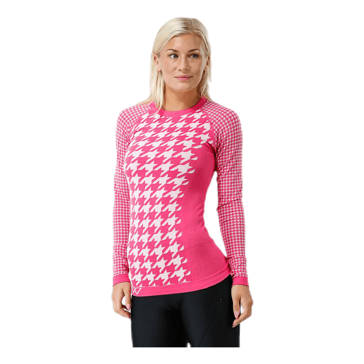 Agnes Top Pink/White