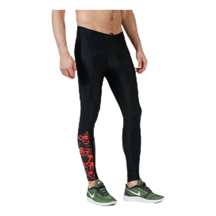 Brace Compression Tights Black/Red