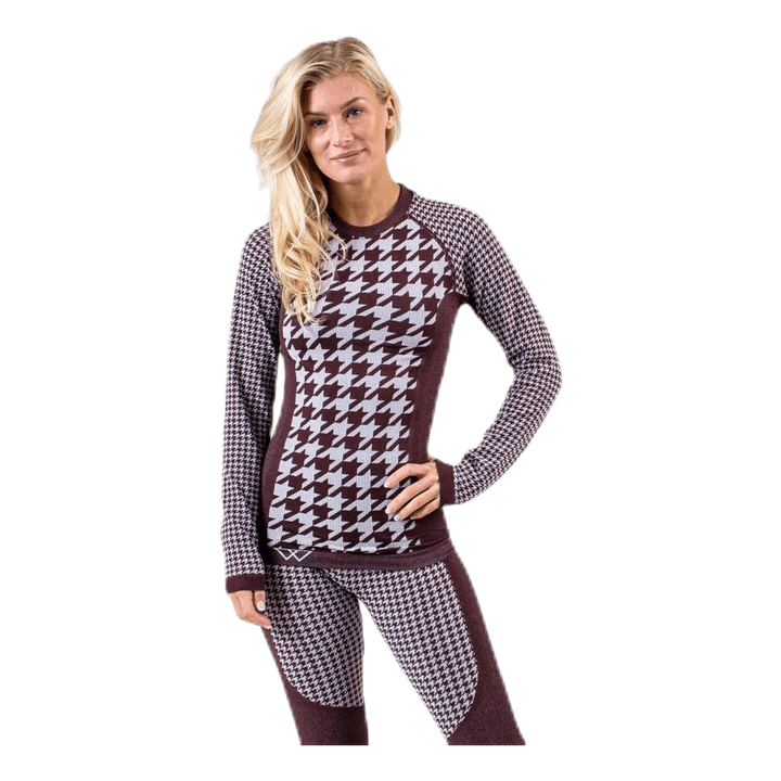 Agnes Top Purple/Brown