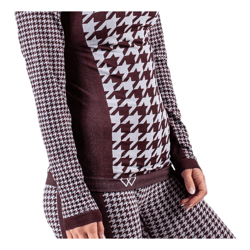 Agnes Top Purple/Brown