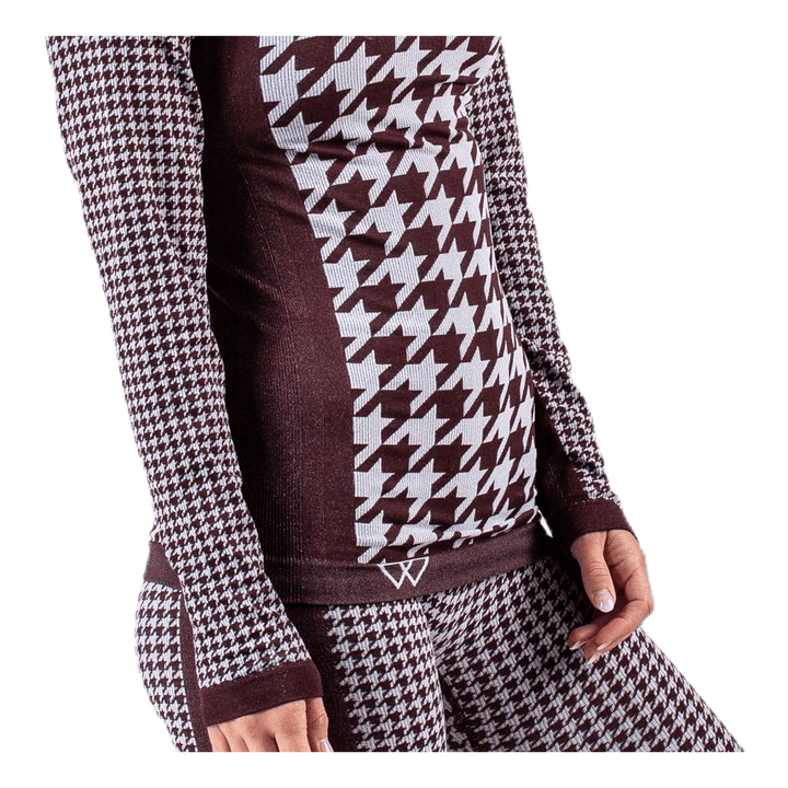 Agnes Top Purple/Brown