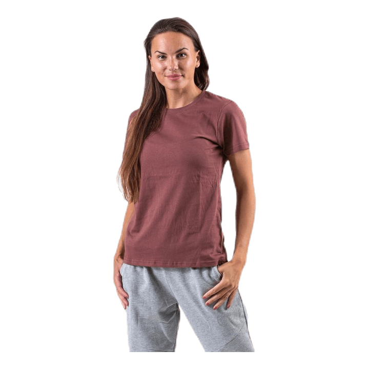 Ebba T-shirt Purple/Brown