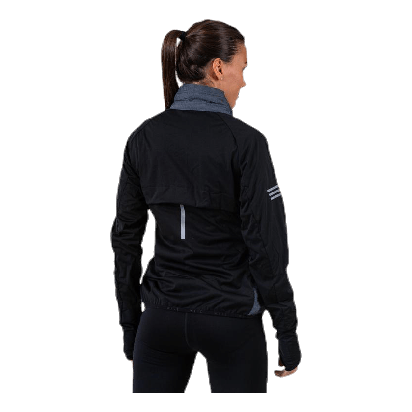 Anja Hybrid Jacket Black