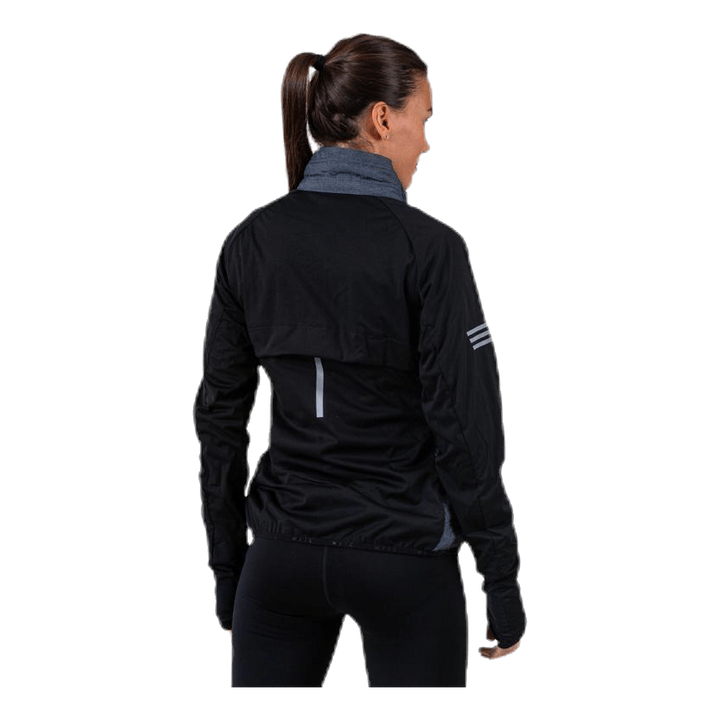 Anja Hybrid Jacket Black