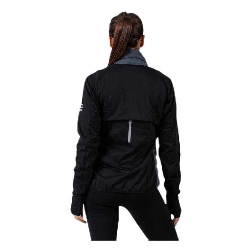 Anja Hybrid Jacket Black