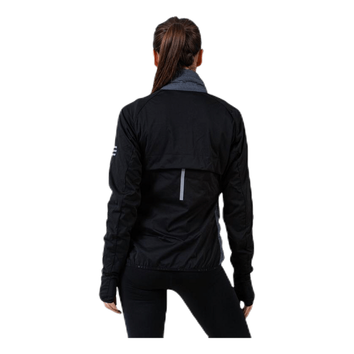 Anja Hybrid Jacket Black