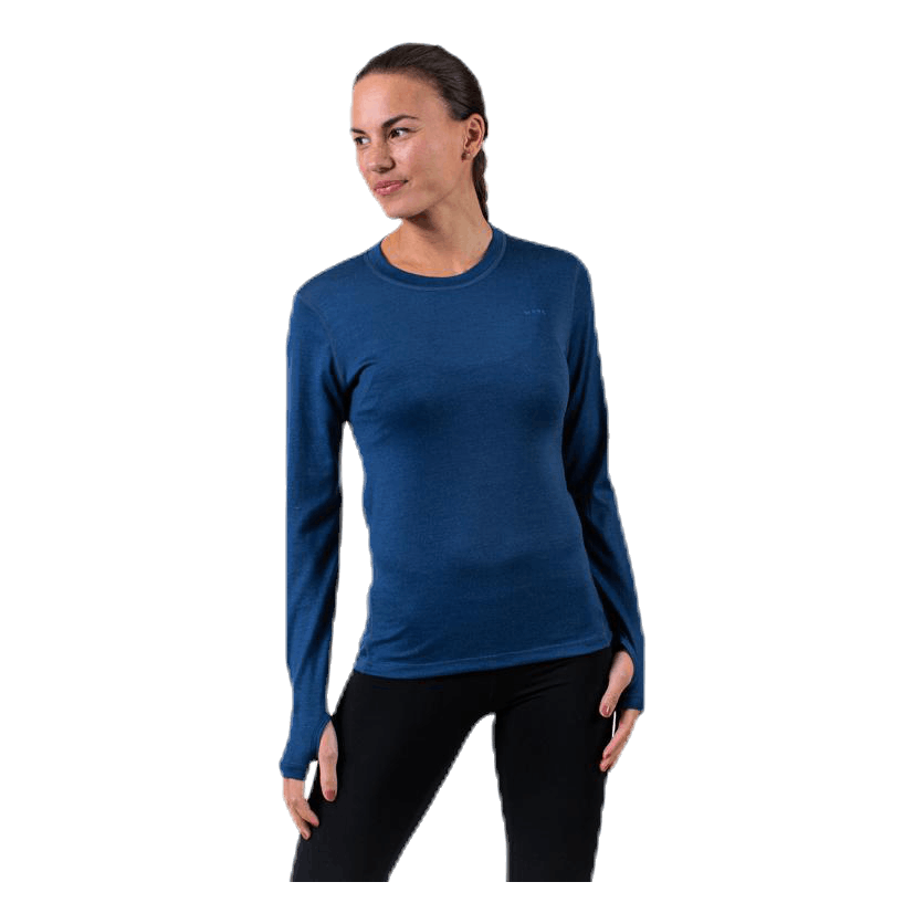 Flora Merino LS Blue
