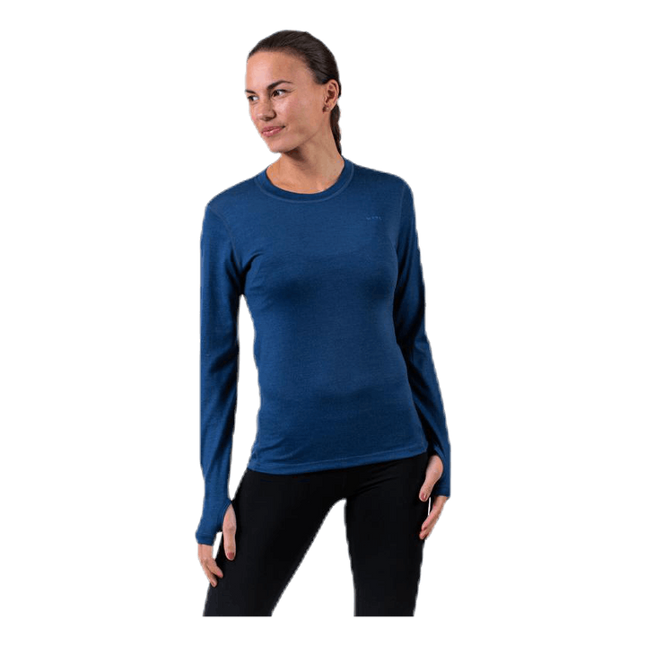 Flora Merino LS Blue