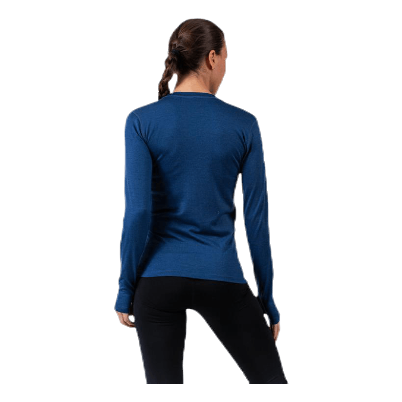 Flora Merino LS Blue