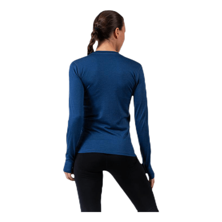 Flora Merino LS Blue