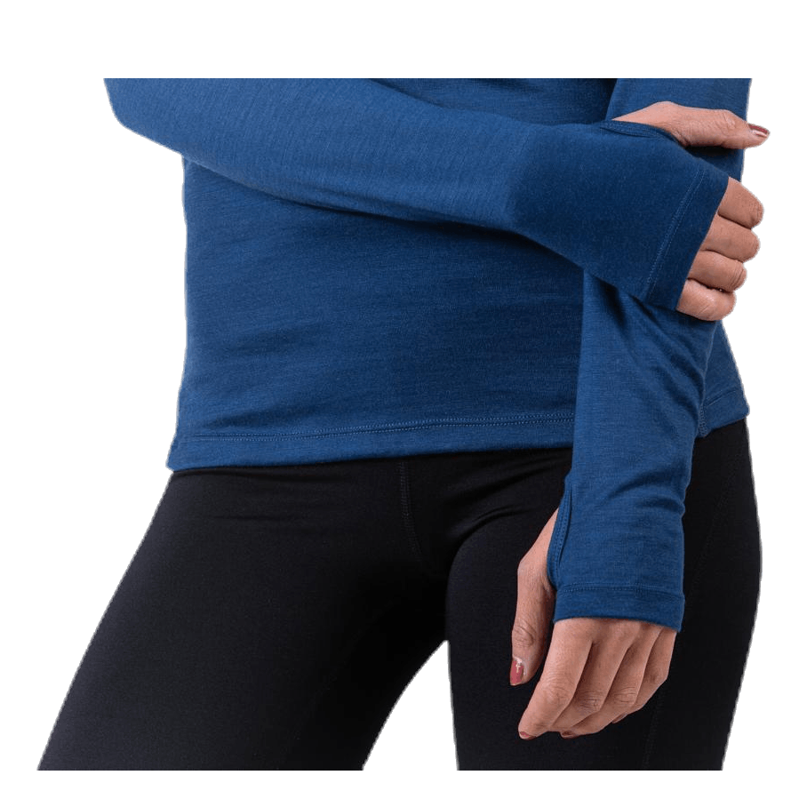 Flora Merino LS Blue