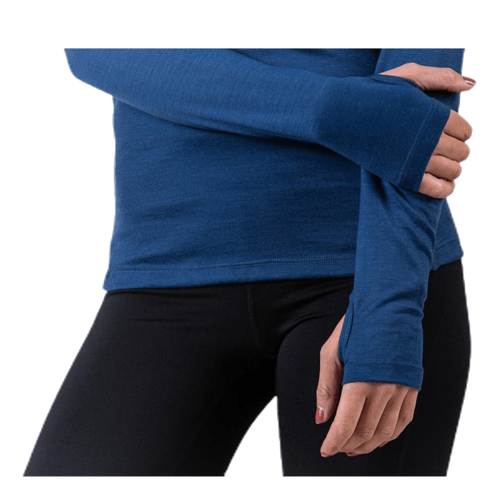 Flora Merino LS Blue