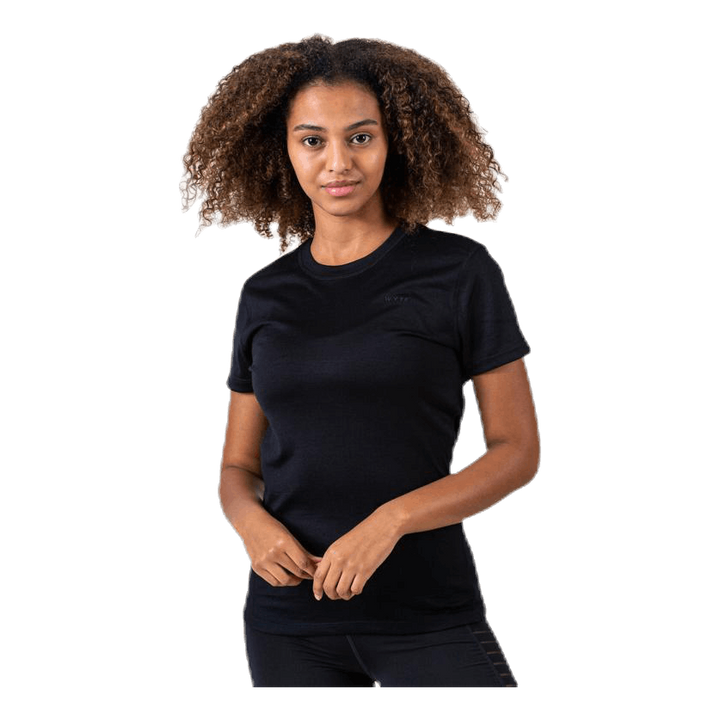 Flora Merino SS Black