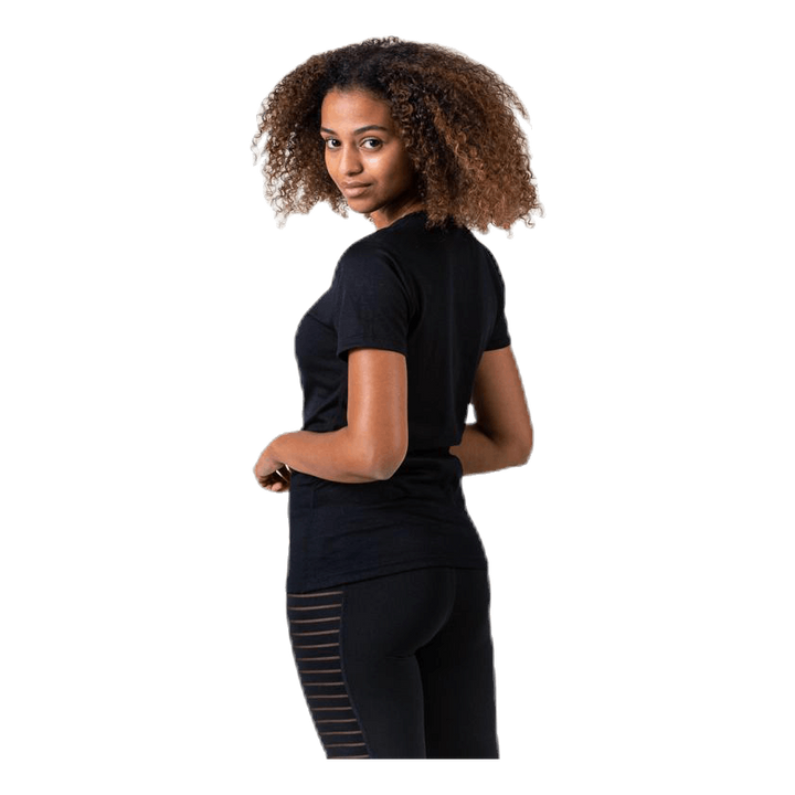 Flora Merino SS Black