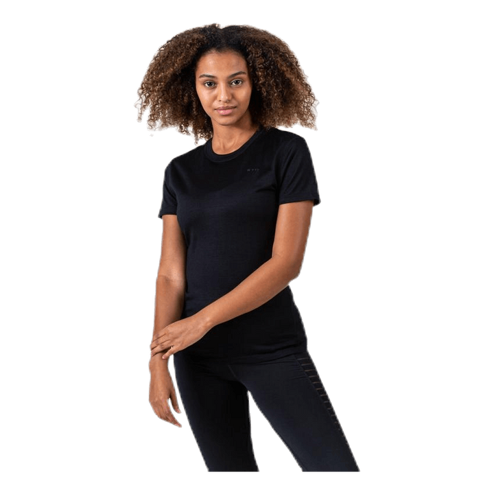 Flora Merino SS Black