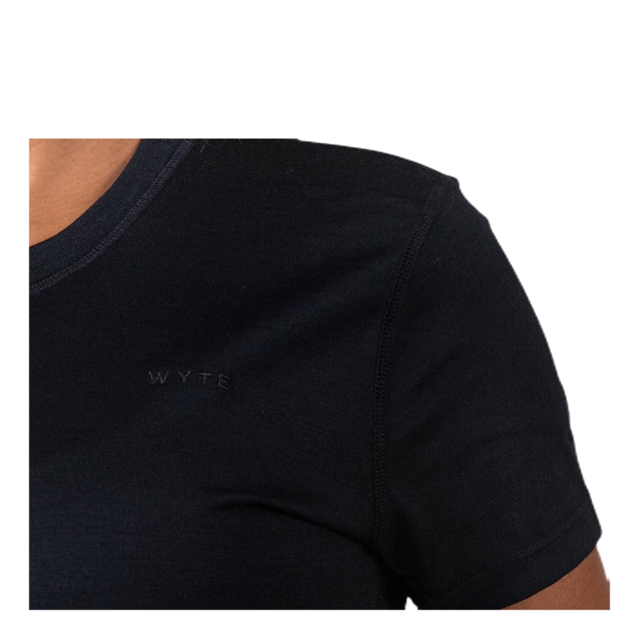 Flora Merino SS Black