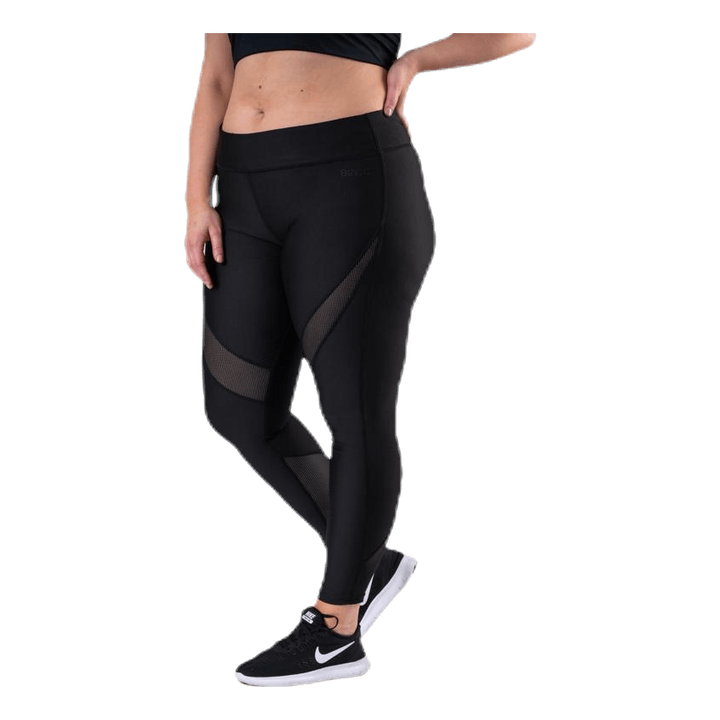 Speed Plus Size Tights Black