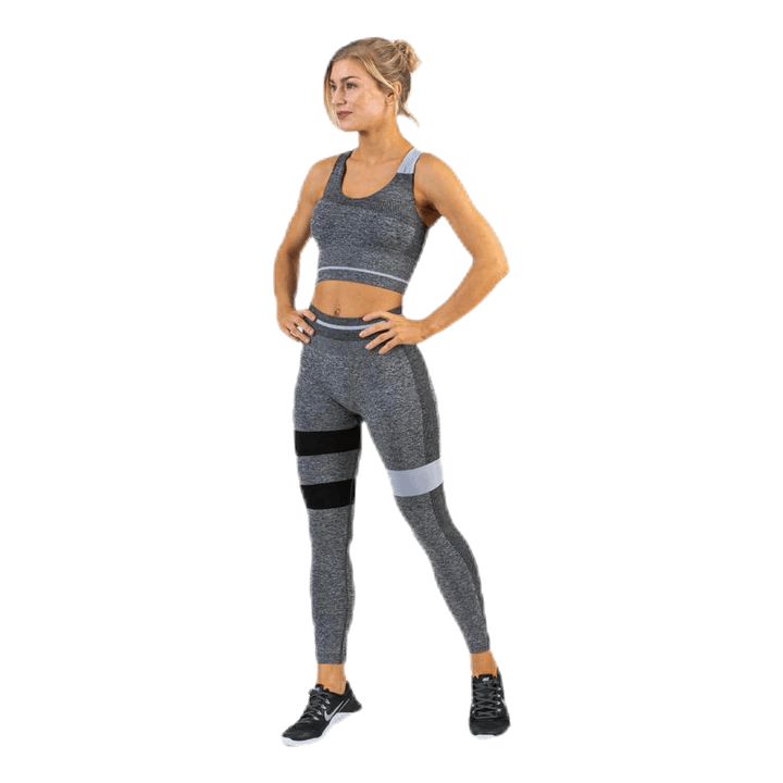 Halley Seamless Bra Black/Grey