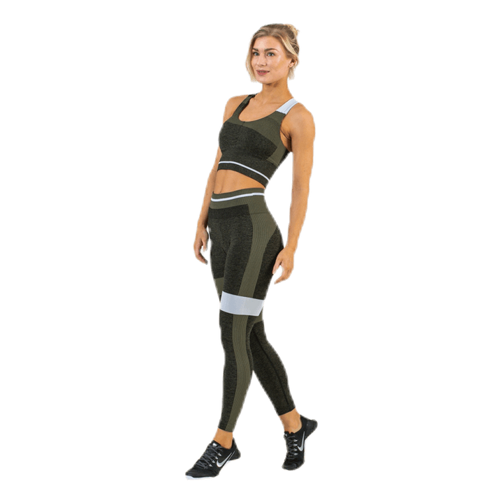 Halley Seamless Tights Green