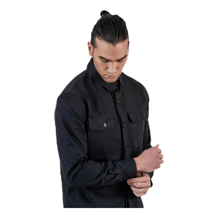 Recruit Overshirt Black