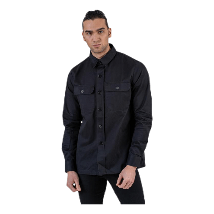 Recruit Overshirt Black