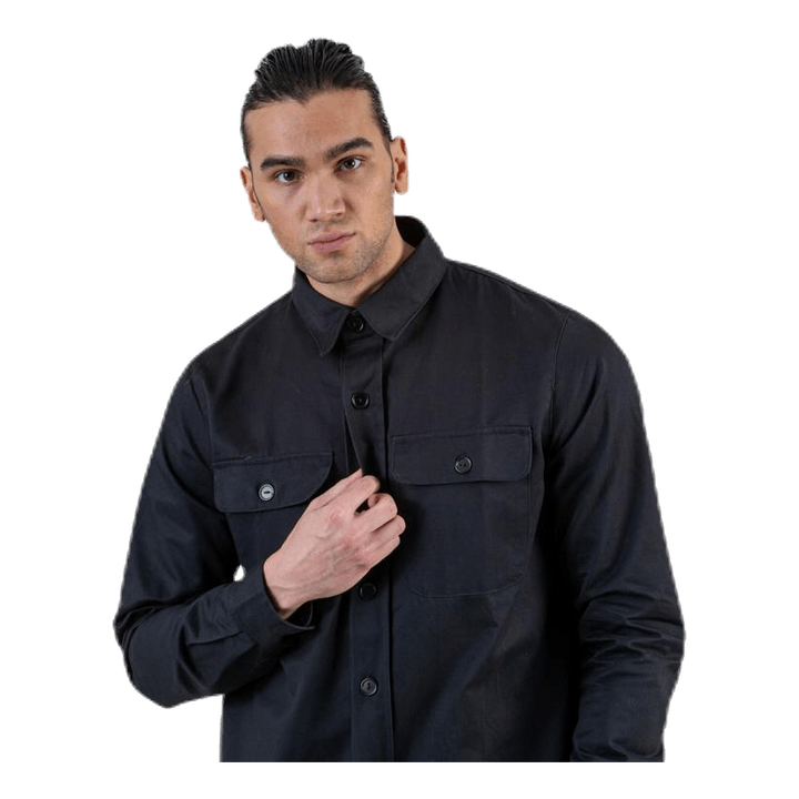 Recruit Overshirt Black