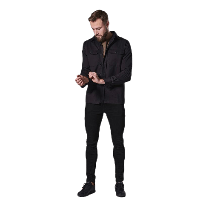 Recruit Overshirt Black
