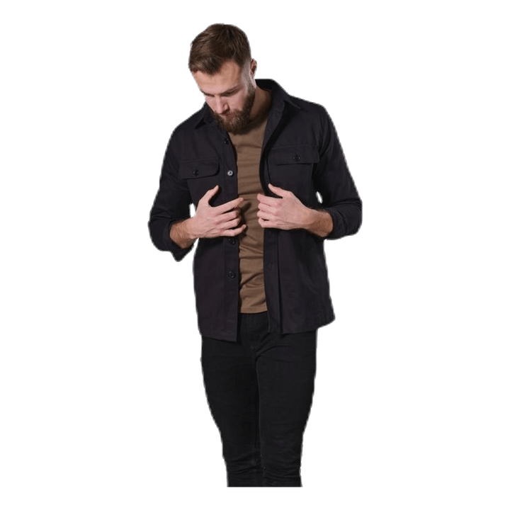 Recruit Overshirt Black