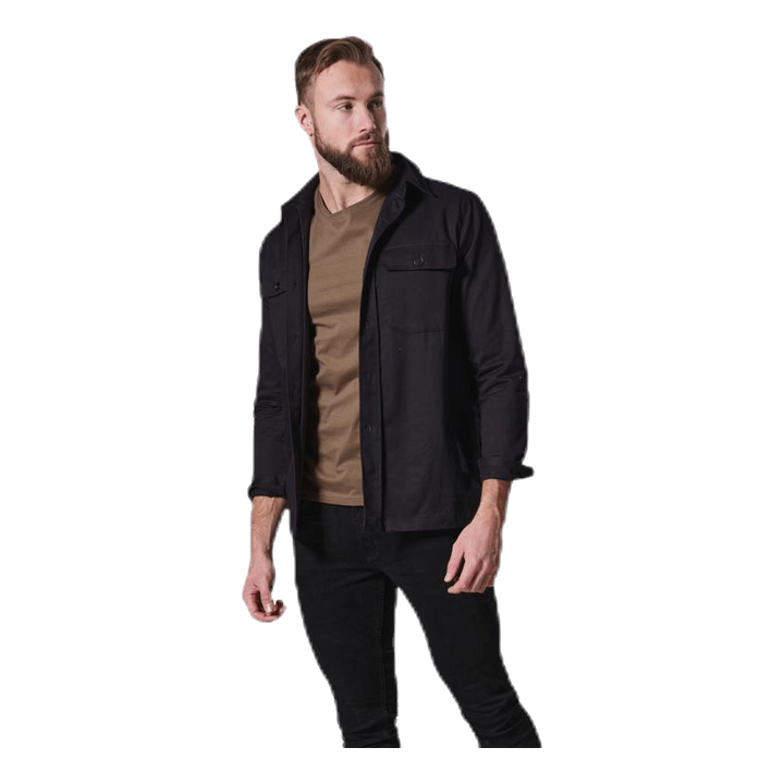 Recruit Overshirt Black