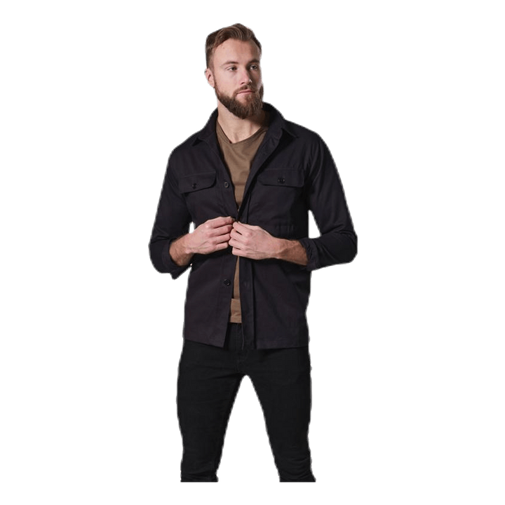 Recruit Overshirt Black
